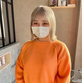 ミディアム カラー 一ノ瀬 暁のヘアスタイル