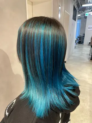 セミロング カラー 透明感カラー✨艶髪 制作🌱山根あゆみのヘアスタイル