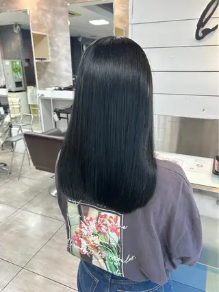 セミロング brace 小笹花純のヘアスタイル