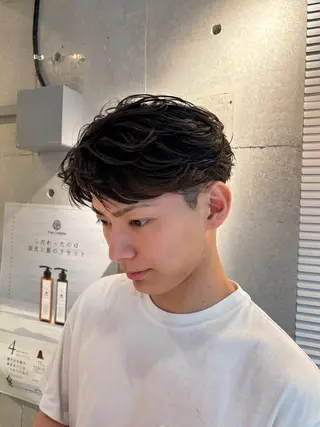 ミディアム メンズ 🔥ジャス/ メンズ特化美容師🔥のヘアスタイル