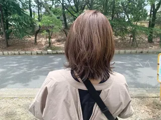 ミディアム 🐰桃山台/髪質改善 山亀のヘアスタイル