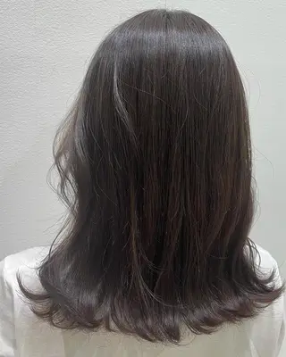 セミロング パーマモデル募集🌈 森脇帆南のヘアスタイル
