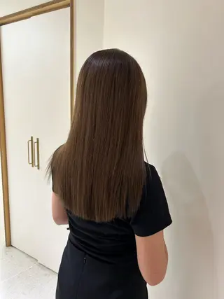 ロング 田中 樹奈のヘアスタイル