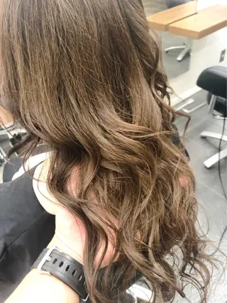 ロング カラー デジタルパーマ💫/ 似合わせカット✂️のヘアスタイル