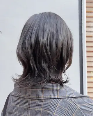 ミディアム カラー 髪質改善☆ 縮毛矯正miyuのヘアスタイル