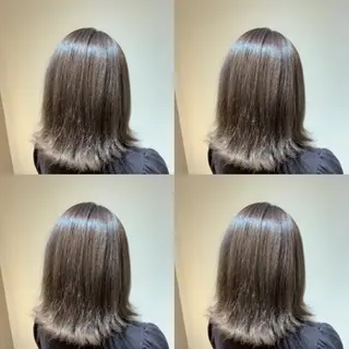 ミディアム ✨縮毛矯正✖︎顔周り レイヤー✨ナカムラのヘアスタイル