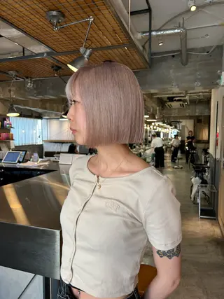 ショート カラー 海外レイヤー /NAGISAのヘアスタイル