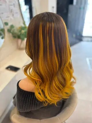 ロング カラー 【メンズ特化】池袋 韓国スタイル飯塚のヘアスタイル