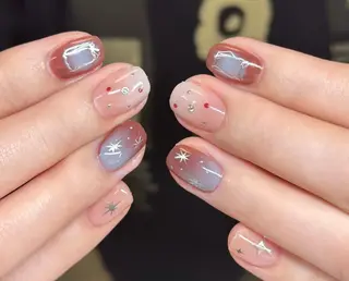 ネイル By moonネイル 🌷ワンホン/韓国風のネイルデザイン