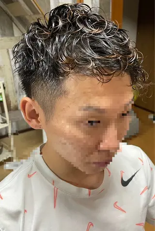 パーマ メンズ メンズ特化型/永井 友貴のヘアスタイル