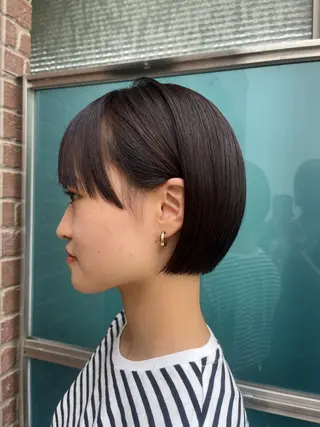 ショート カラー 久木原 ゆりのヘアスタイル