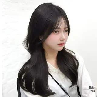 ロング カラー 韓国ヘア🇰🇷× 髪質改善🫧テルのヘアスタイル