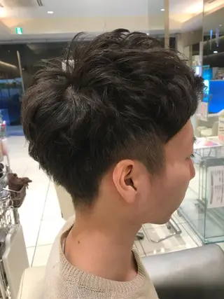 ショート カラー パーマ ヘアアレンジ メンズ キッズ ネイル マツエク・マツパ EnBlesS西宮 マンツーマン神道有基のヘアスタイル