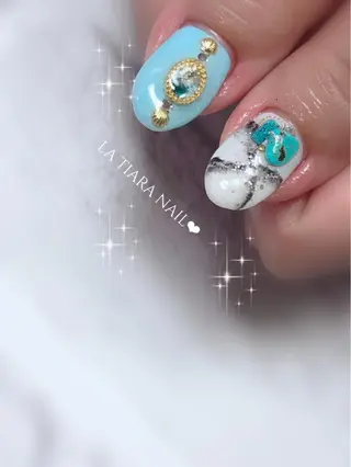 ネイル Blue bird  nailのネイルデザイン