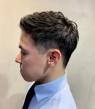 ショート カラー パーマ メンズ 明治神宮前 NANAMIのヘアスタイル