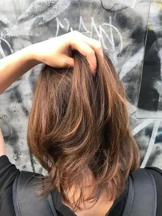 ミディアム Orque deux 伊藤丈晴のヘアスタイル