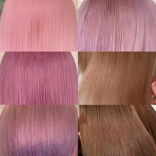 ミディアム カラー れい🫧 ハイトーン特化のヘアスタイル
