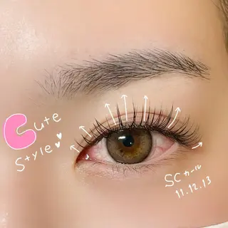 マツエク・マツパ eyesalon OFFのマツエク・マツパデザイン