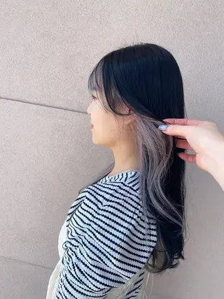 カラー Lien.AKI 透明感カラー🤍のヘアスタイル