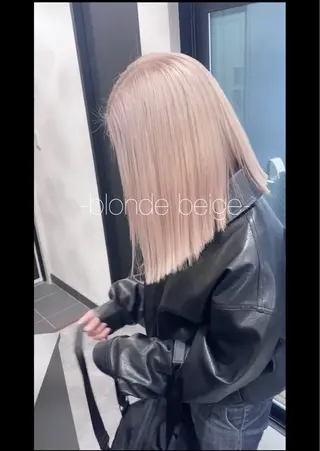 ミディアム カラー タニ ユウのヘアスタイル