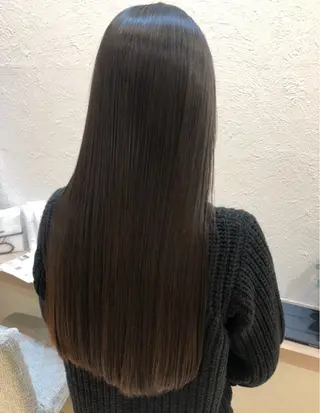 ロング カラー 縮毛矯正/髪質改善/ 艶髪ササキナツミのヘアスタイル