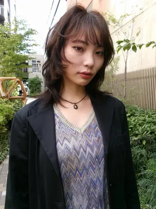 ミディアム カラー JOULE'S natsukiのヘアスタイル