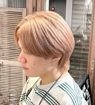ミディアム カラー 黄金比の似合わせ /吉祥寺 /kokiのヘアスタイル
