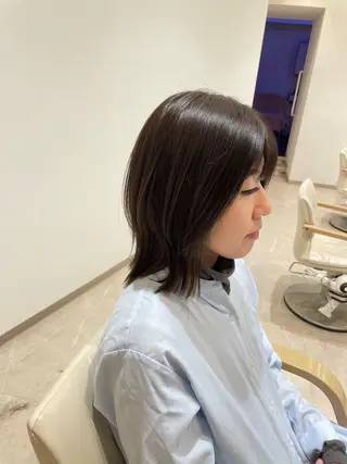 ミディアム 髪質改善ケア/透明感 カラー伊藤 千尋のヘアスタイル