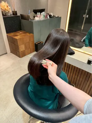 セミロング カラー 💜🩷カラーモデル 募集/ゆうり🩷💜のヘアスタイル