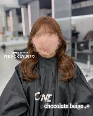 ロング カラー 🥂上品ワンホンヘア 🥂nozomiのヘアスタイル