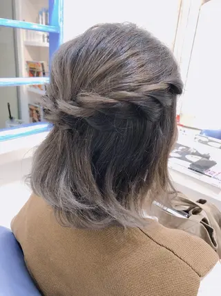 ミディアム カラー メンズパーマ/ エクステ🌞セナのヘアスタイル
