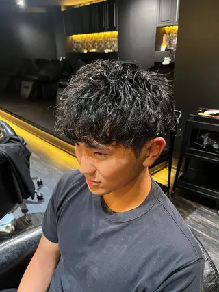 ショート パーマ 中川 花菜のヘアスタイル