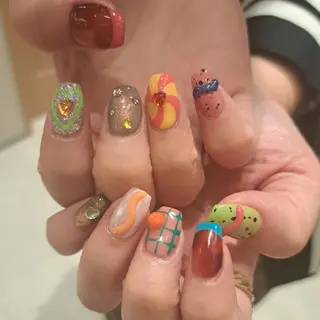 ネイル Nail mood デザイン持ち込みokのネイルデザイン