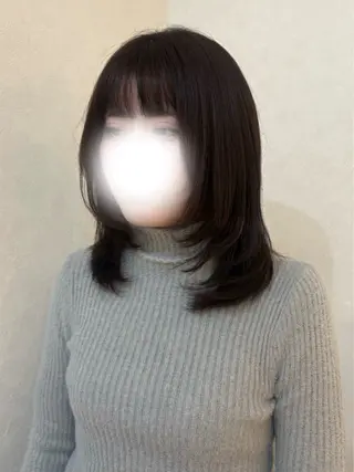 ミディアム カラー 艶感暖色カラー🥀/ レイヤー / れいかのヘアスタイル