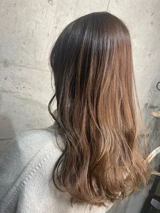 ロング カラー 日野 めぐみのヘアスタイル