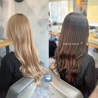 ロング シモイケ ルアのヘアスタイル