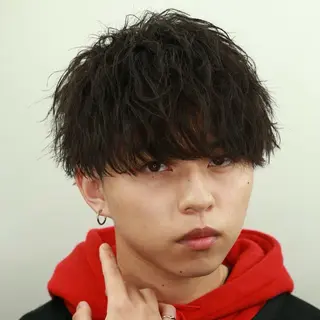 ショート パーマ 【⭐️men's限定 ⭐️】平田雅暉のヘアスタイル