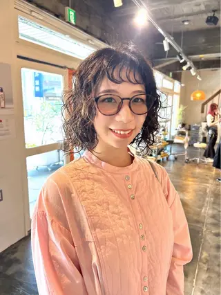 パーマ くまざき　なな /メンズモデル募集のヘアスタイル
