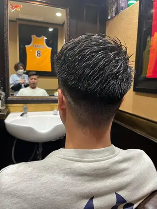 ショート メンズ 工藤 千織のヘアスタイル