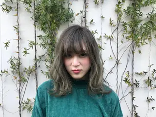 ミディアム カラー ヘアアレンジ 烏丸韓国ヘア🇰🇷 ayaka🎀のヘアスタイル