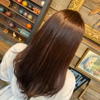 ロング カラー 川崎 かなでのヘアスタイル