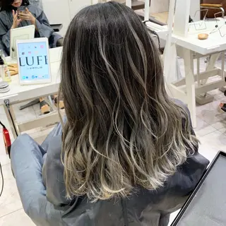 ロング カラー LUSTRE クロサワのヘアスタイル