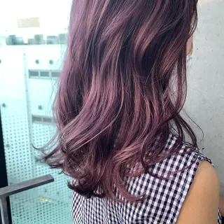 ロング カラー サソウ ユリエ🥥のヘアスタイル