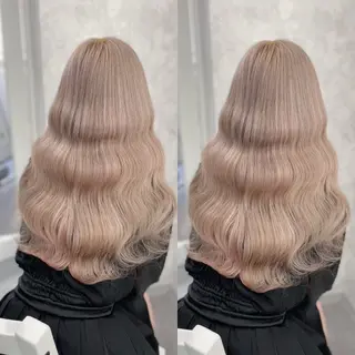ロング カラー ブリーチ無しダブル カラー🦕まどかのヘアスタイル