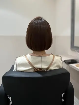 ショート 堤　葵生/透明感カラ ー/髪質改善縮毛矯正のヘアスタイル