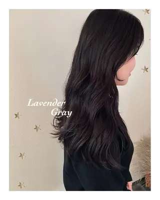 ロング カラー 市川 千夏のヘアスタイル