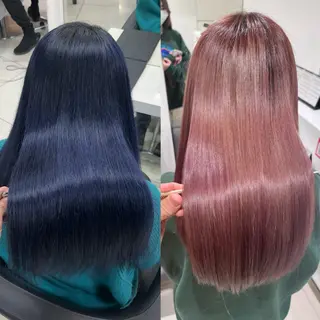 ロング 縮毛矯正指名No.1 艶カラー/SHIMAのヘアスタイル