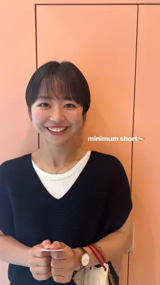 ショート 目黒 彩花のヘアスタイル