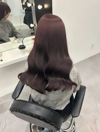 ロング カラー kanon♡ 暖色カラー‎🤍のヘアスタイル