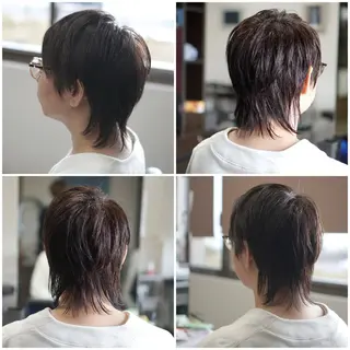 ショート カラー 中島 剛のヘアスタイル